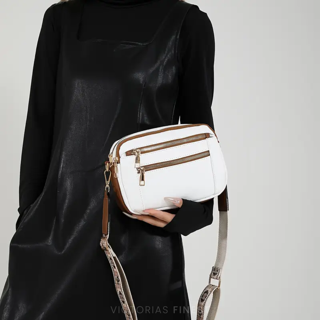 Pattern Strap Crossbody Bag