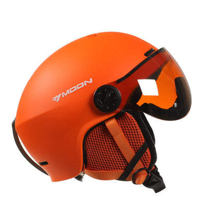 Casque de ski et de snowboard MoonPro Elite avec visière intégrée