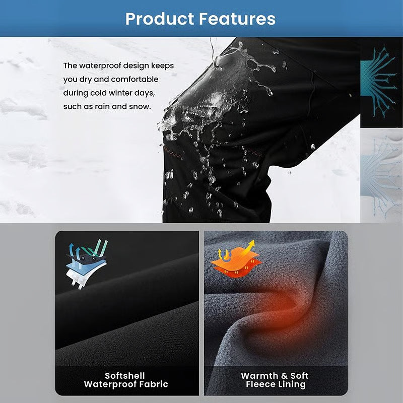 Waterproof Fleece Lined Snow Pants