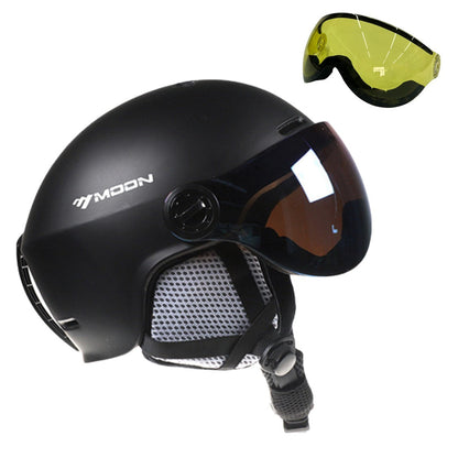 Casque de ski et de snowboard MoonPro Elite avec visière intégrée