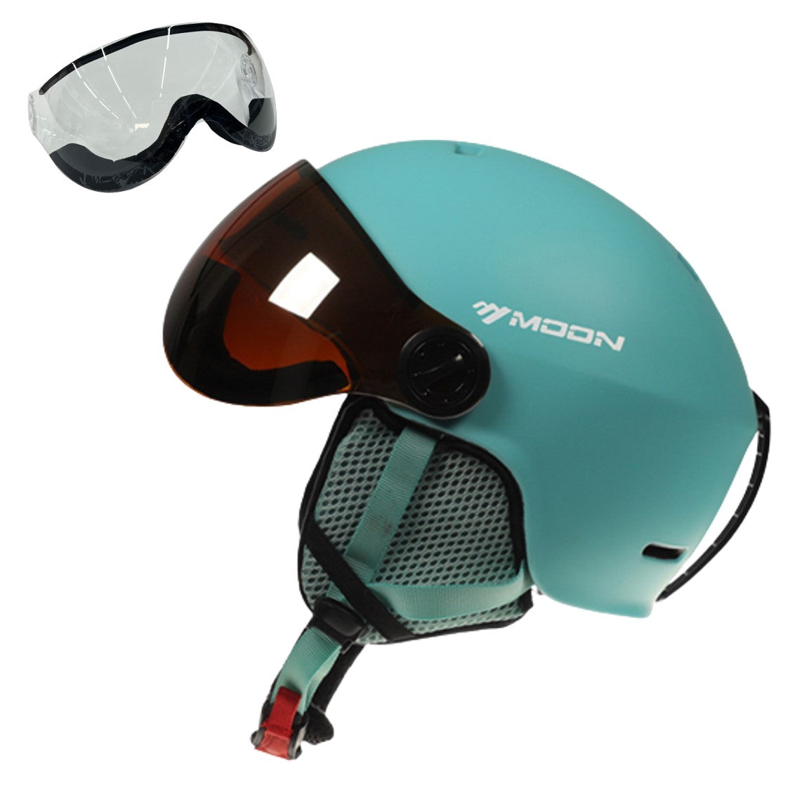 Casque de ski et de snowboard MoonPro Elite avec visière intégrée
