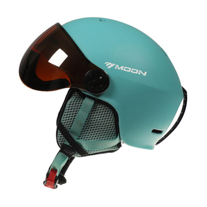 Casque de ski et de snowboard MoonPro Elite avec visière intégrée
