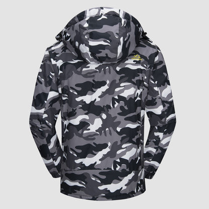 Men's Water Resistant Ski Jacket - Fleece Lined Parka