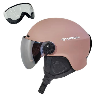 Casque de ski et de snowboard MoonPro Elite avec visière intégrée