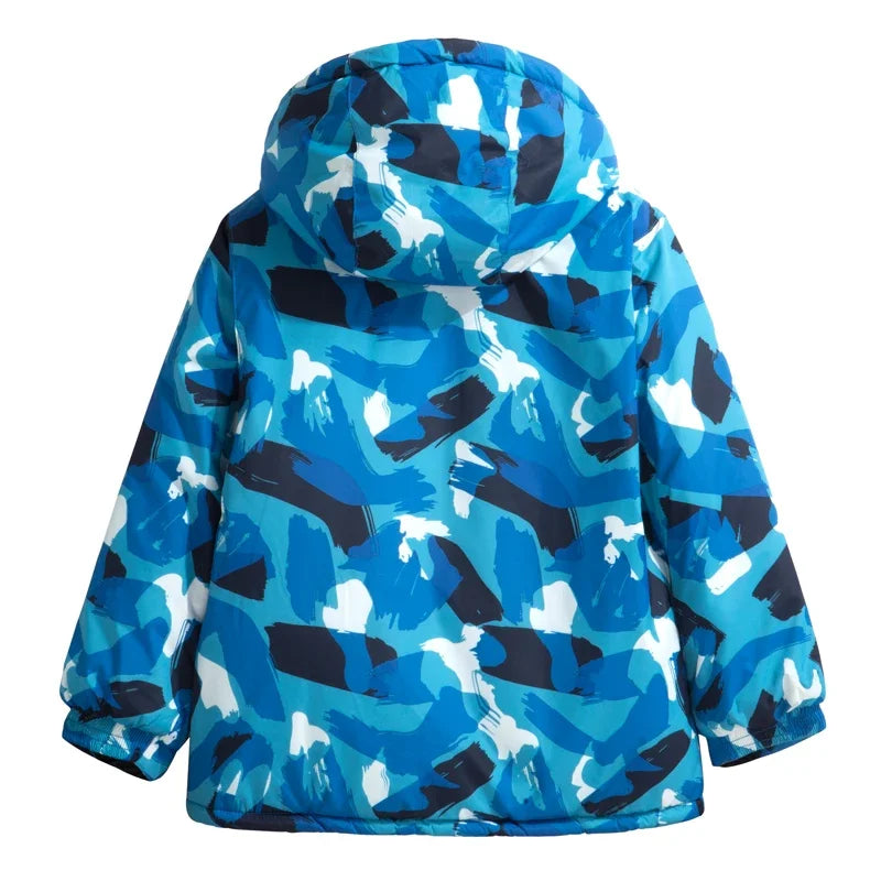 Casaco de esqui e calças para crianças, coupe-vent, imperméable, ensemble de snowboard, quente, trajes de neve, vêtements d'extérieur, meninos, meninas, hiver 