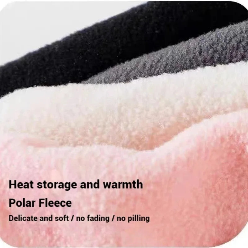 Bonnet d'hiver chaud avec masque et cache-cou 3 en 1, cagoule coupe-vent pour hommes et femmes, idéal pour le vélo et les conditions climatiques froides. 