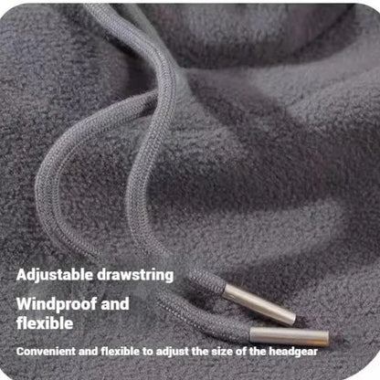 Bonnet d'hiver chaud avec masque et cache-cou 3 en 1, cagoule coupe-vent pour hommes et femmes, idéal pour le vélo et les conditions climatiques froides. 
