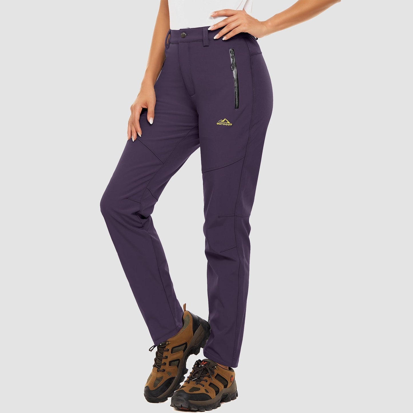 Women's Fleece Lined Water Resistant Winter Ski Pants