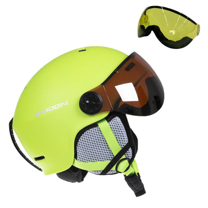 Casque de ski et de snowboard MoonPro Elite avec visière intégrée