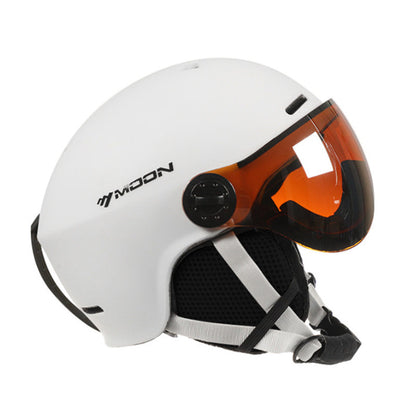 Casque de ski et de snowboard MoonPro Elite avec visière intégrée