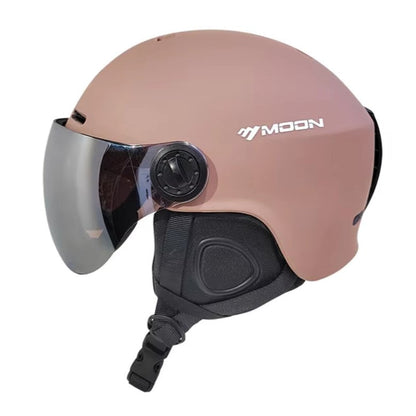 Casque de ski et de snowboard MoonPro Elite avec visière intégrée