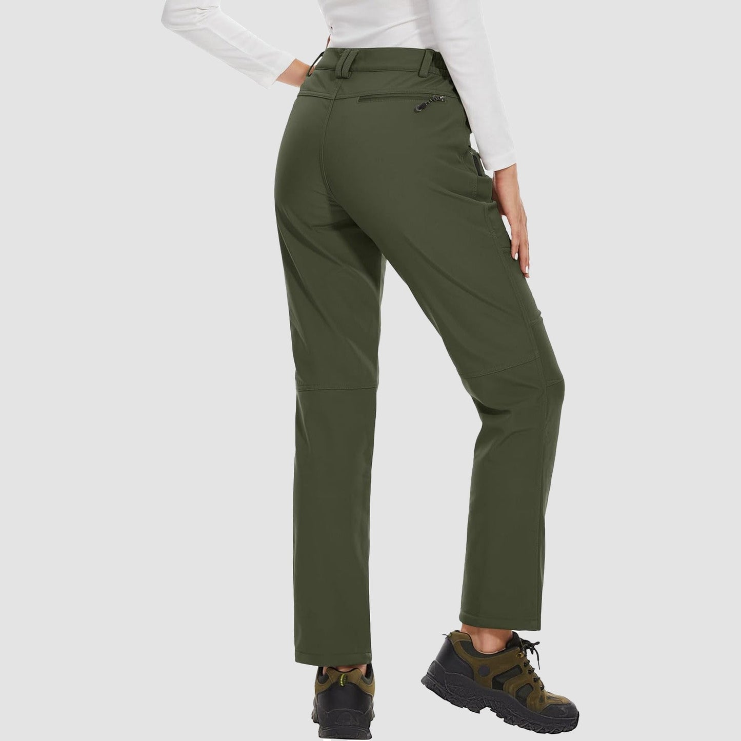 Women's Fleece Lined Water Resistant Winter Ski Pants