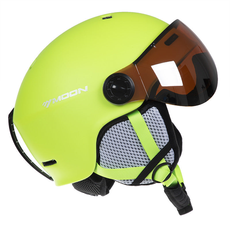 Casque de ski et de snowboard MoonPro Elite avec visière intégrée